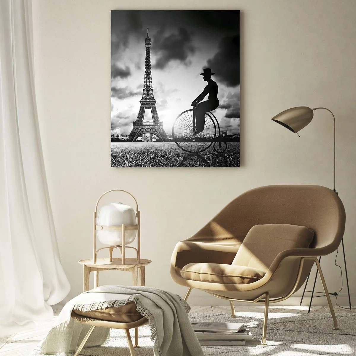 Quadro em vidro - Saudades da Belle Époque - 50x70 cm