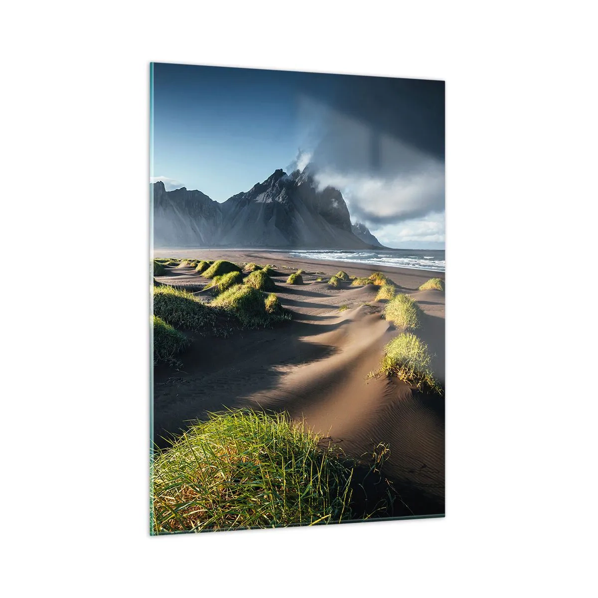 Quadro em vidro - Harmonia dos elementos da natureza - 50x70 cm