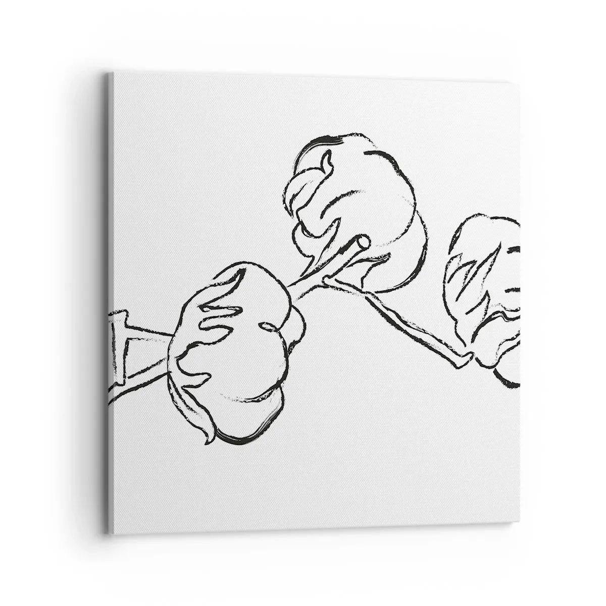 Quadro em tela - Algodão para baixo - 70x70 cm