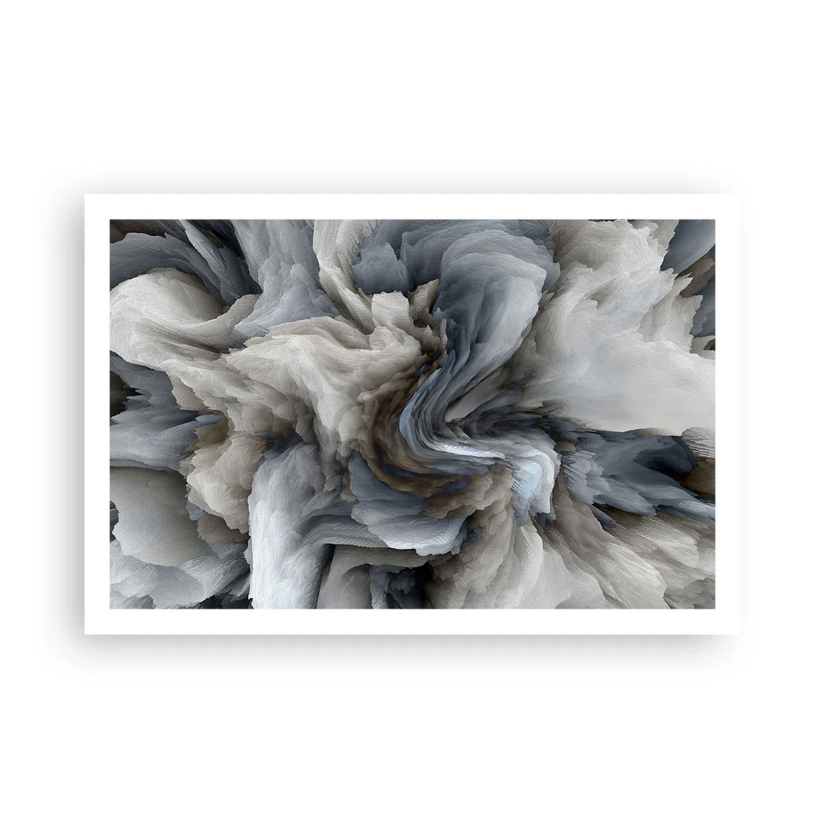 Pôster - Pedra e flor - 91x61 cm