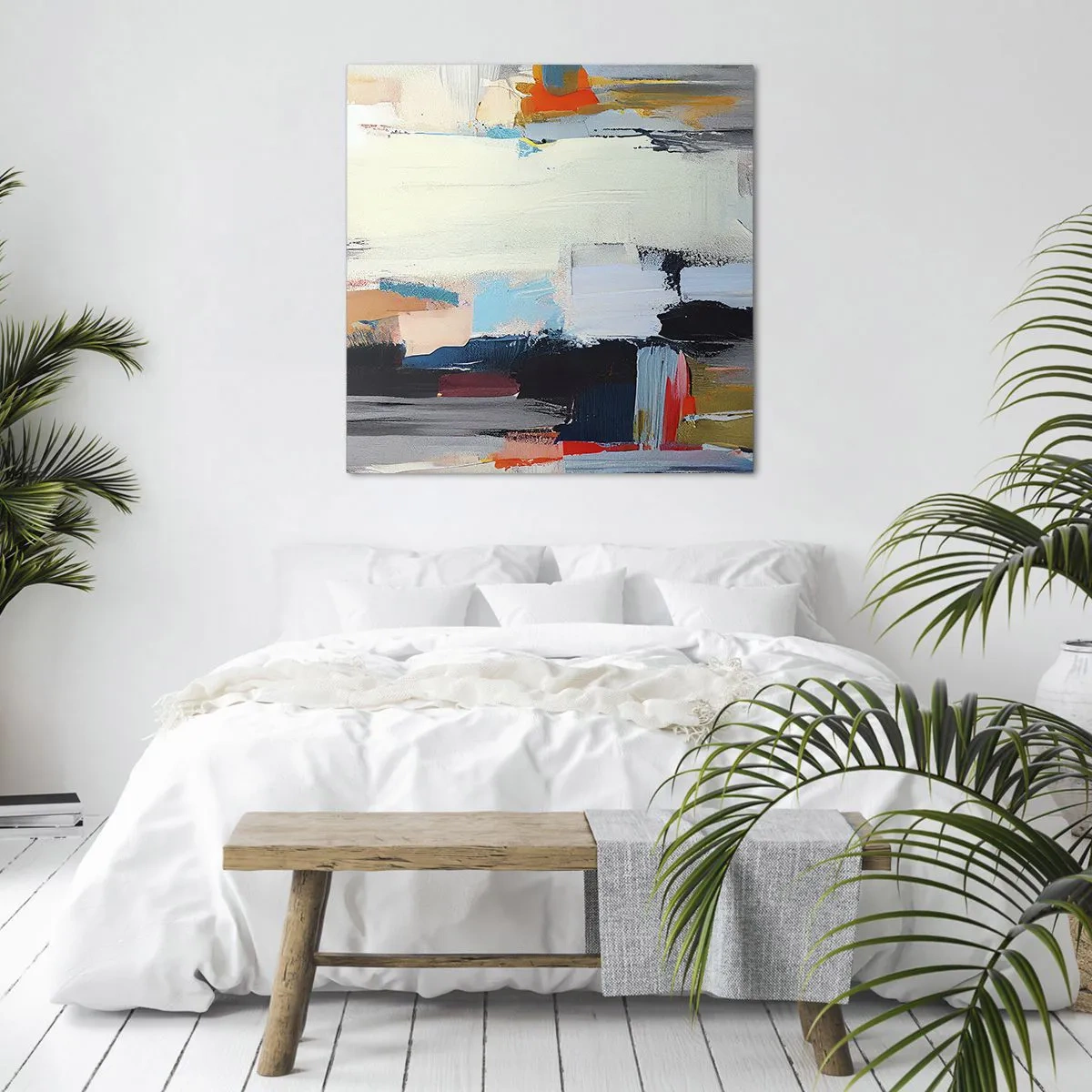 Quadro em tela - Há um método? - 60x60 cm