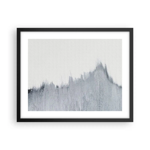 Pôster com moldura preta - Um registo misterioso - 50x40 cm