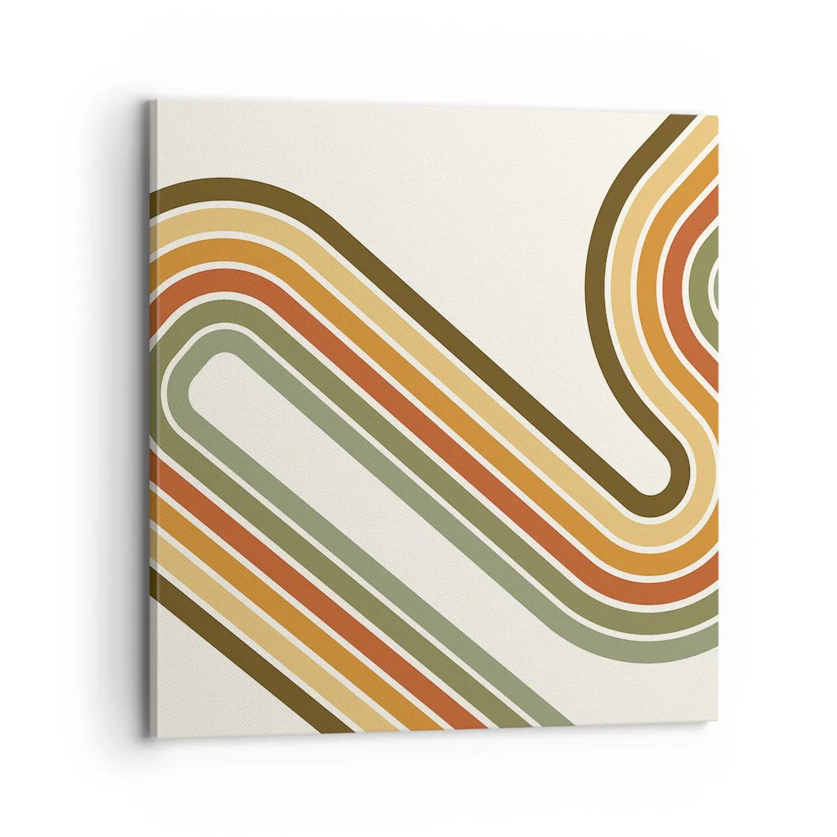 Quadro em tela - Ziguezague para o destino - 70x70 cm