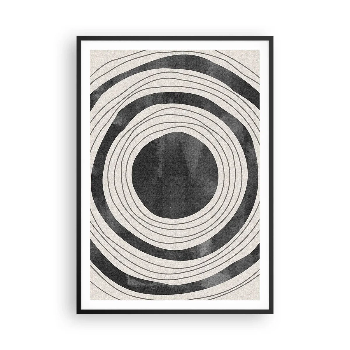 Pôster com moldura preta - Direito ao ponto - 70x100 cm