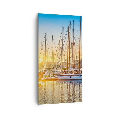 Quadro em tela - O vento também deve dormir - 65x120 cm