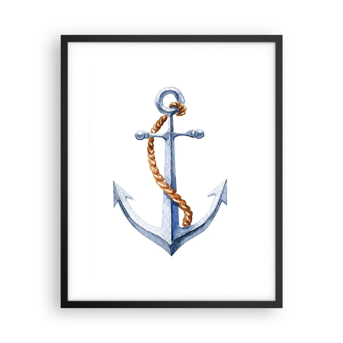 Pôster com moldura preta - Ahoy aventura! - 40x50 cm