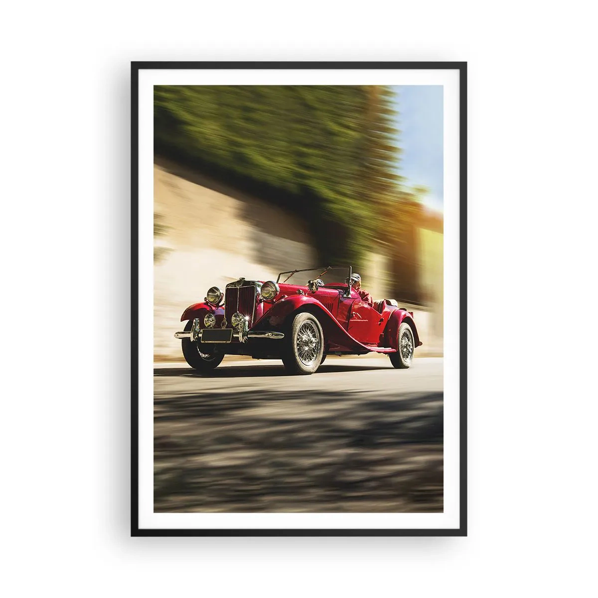 Pôster com moldura preta - Mais bonita que a Vitória de Samotrácia - 70x100 cm