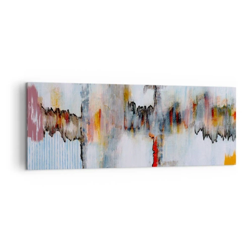 Quadro em tela - Com um palito na água - 140x50 cm