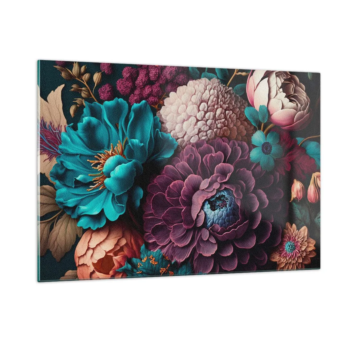 Quadro em vidro - Natureza em abundância - 120x80 cm