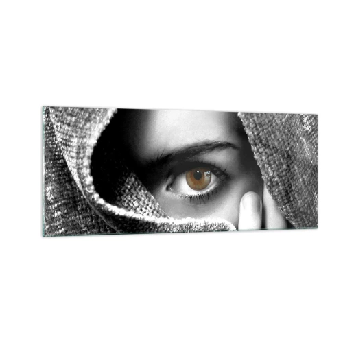 Quadro em vidro - Descubra o mistério - 100x40 cm