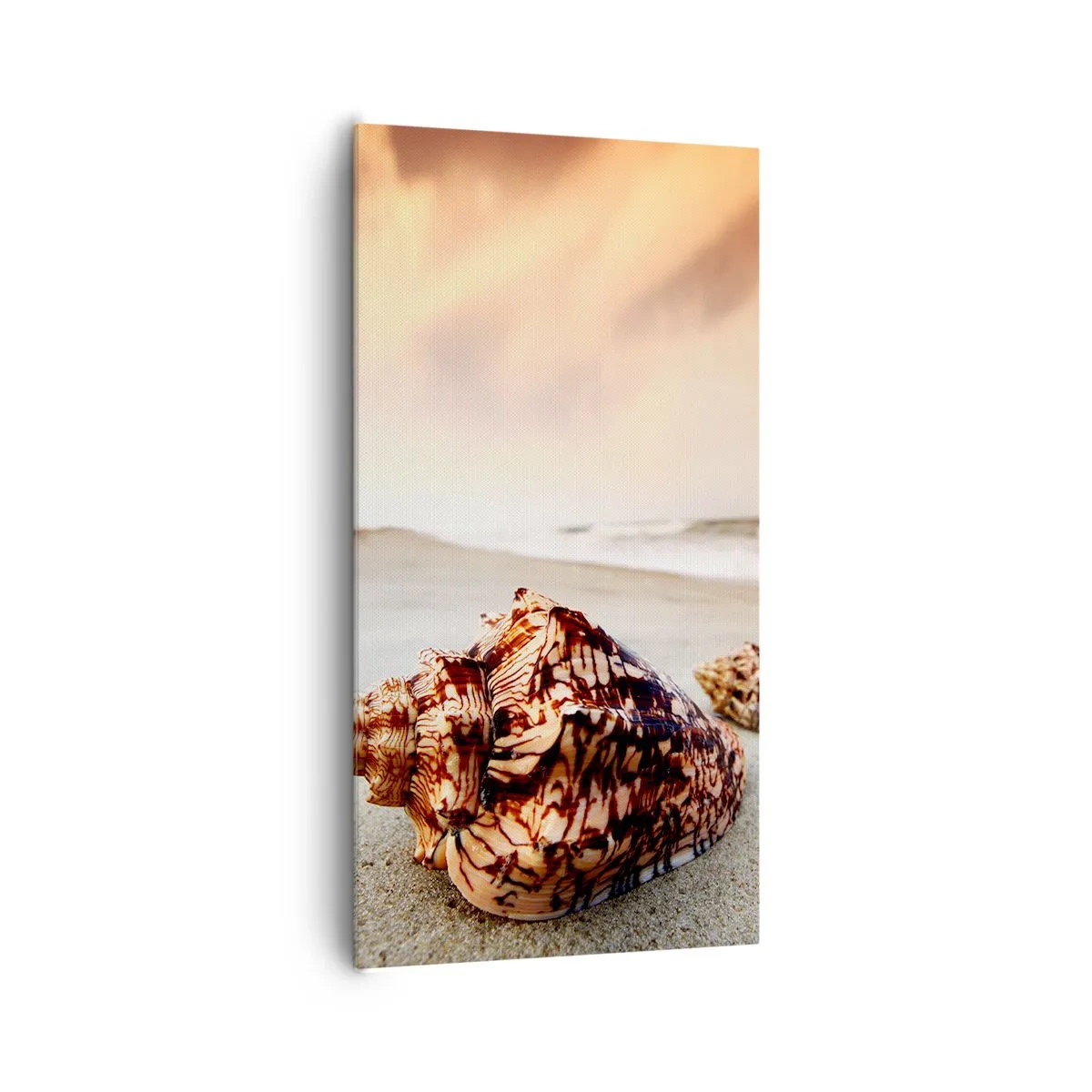 Quadro em tela - Expulso pelas ondas - 65x120 cm