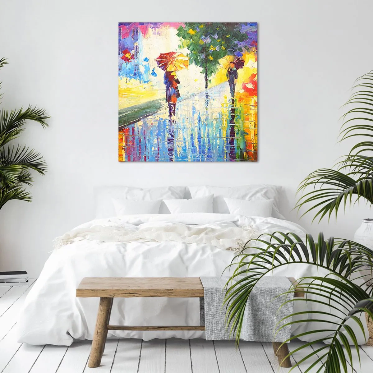 Quadro em tela - E tudo está claro - 70x70 cm