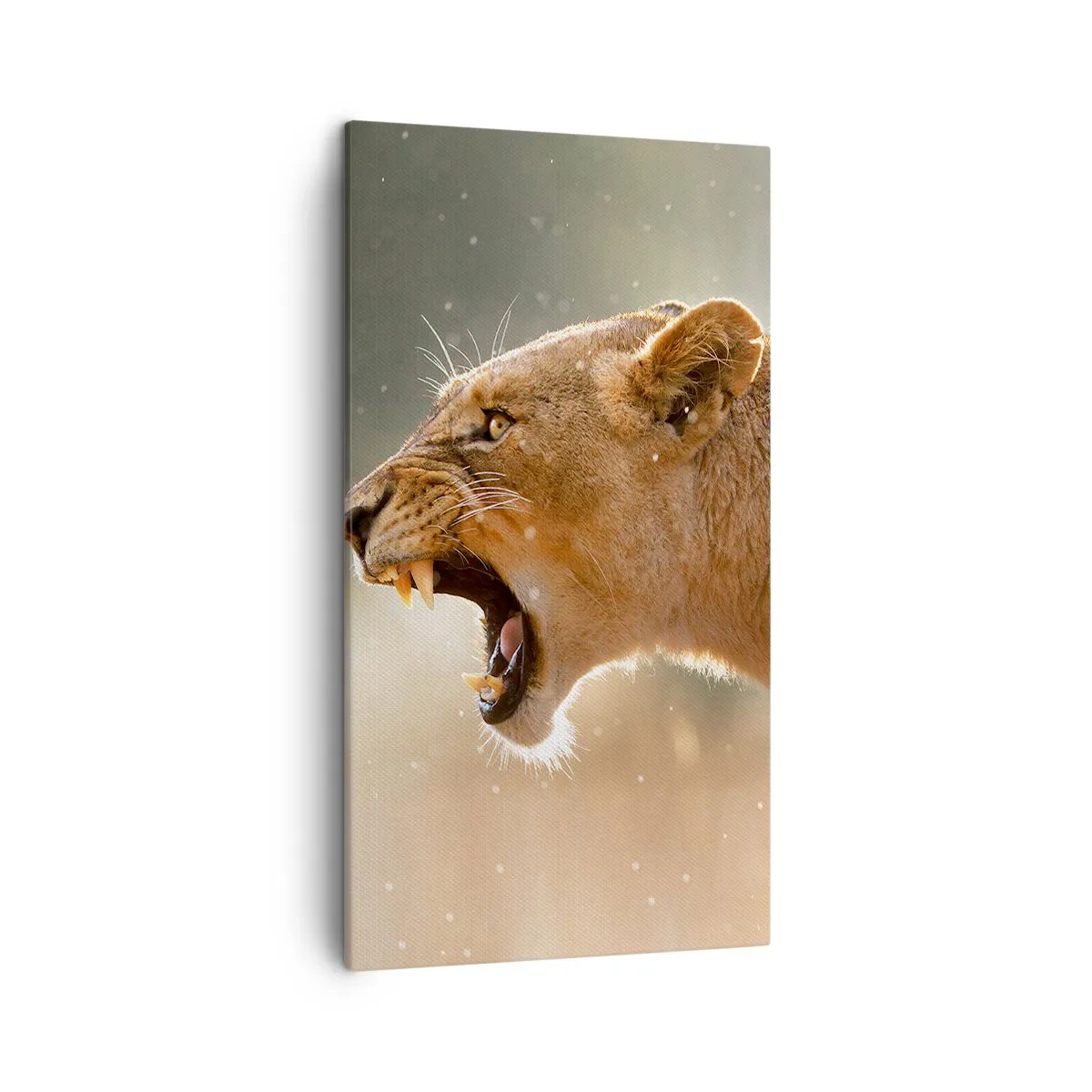 Quadro em tela - Tente não ouvir - 45x80 cm