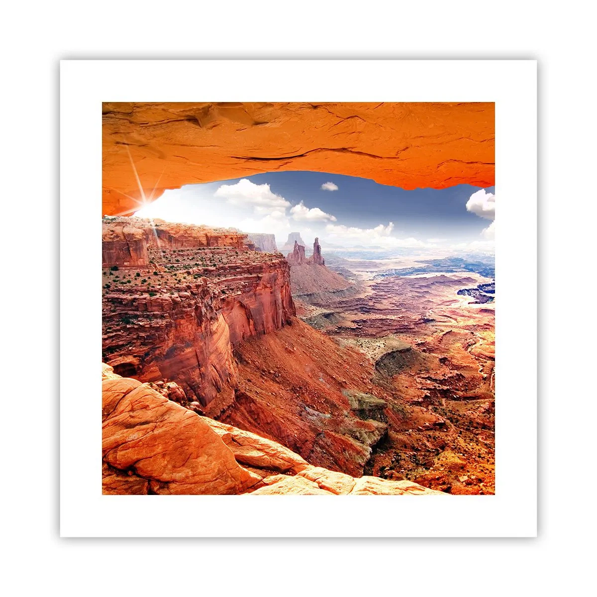 Pôster - Esculpido pela própria natureza - 40x40 cm