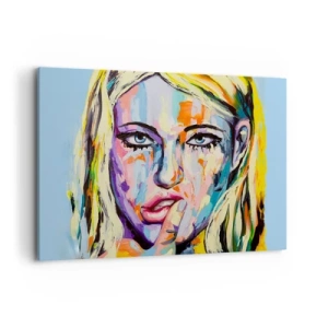 Quadro em tela - Olhe-a diretamente nos olhos - 100x70 cm