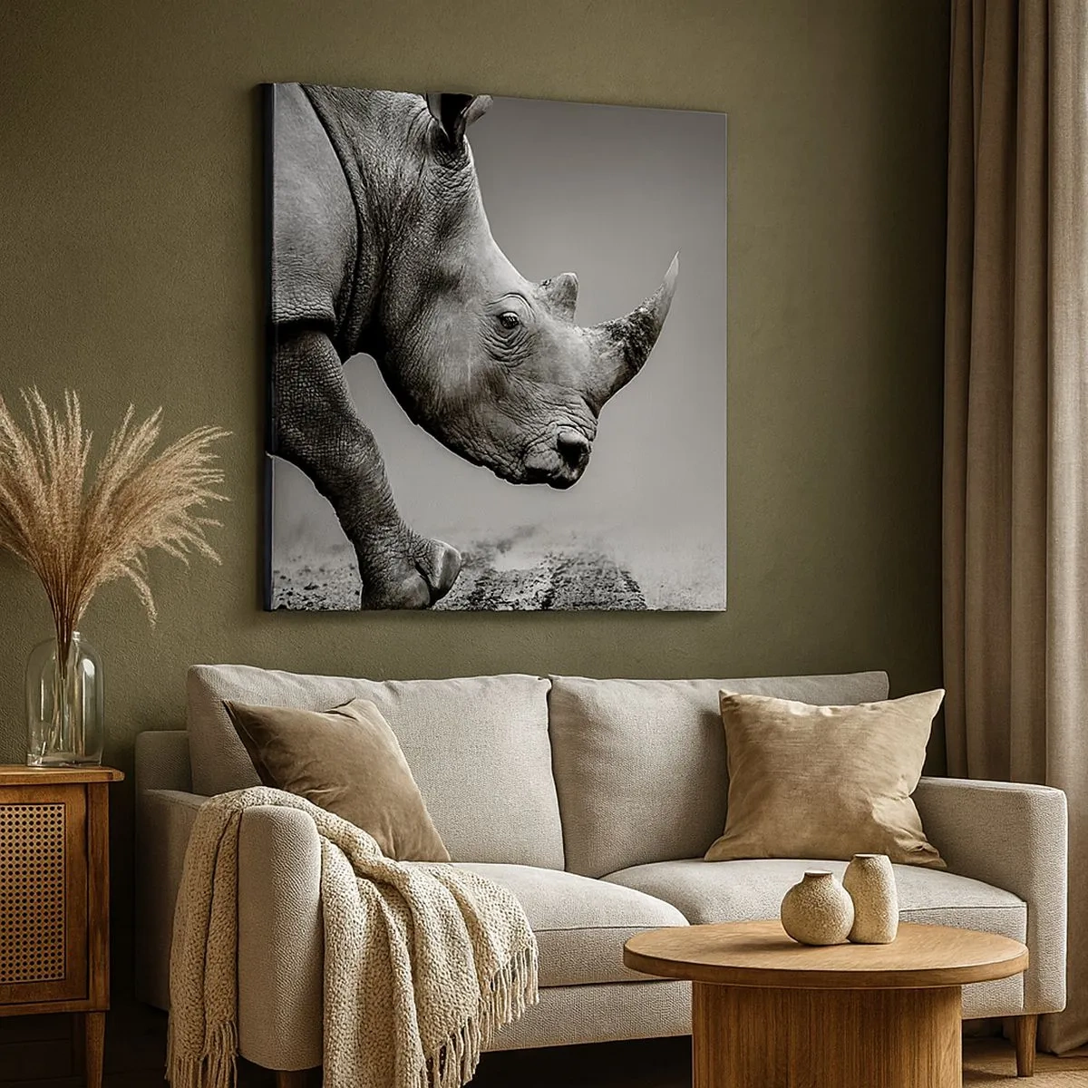 Quadro em tela - Força imparável - 30x30 cm