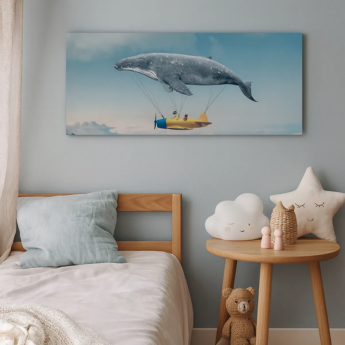 Quadro em tela - Por que não? - 30x30 cm