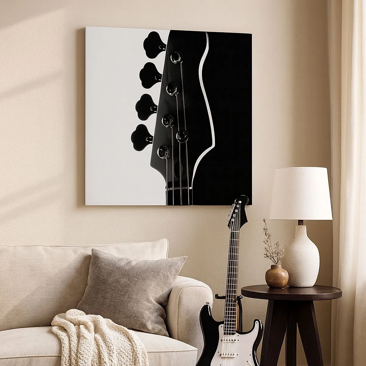 Quadro em tela - Silêncio rochoso - 30x30 cm