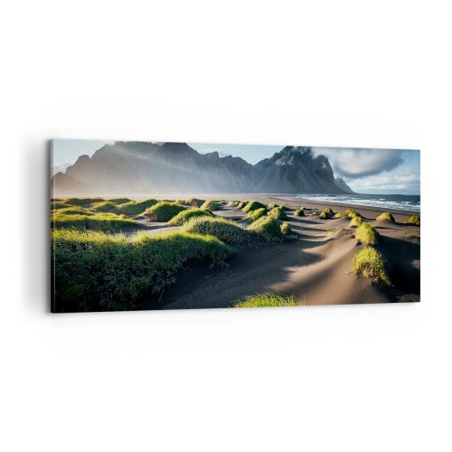 Quadro em tela - Harmonia dos elementos da natureza - 100x40 cm
