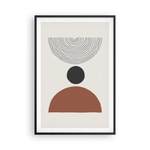 Pôster com moldura preta - Em destaque - 61x91 cm