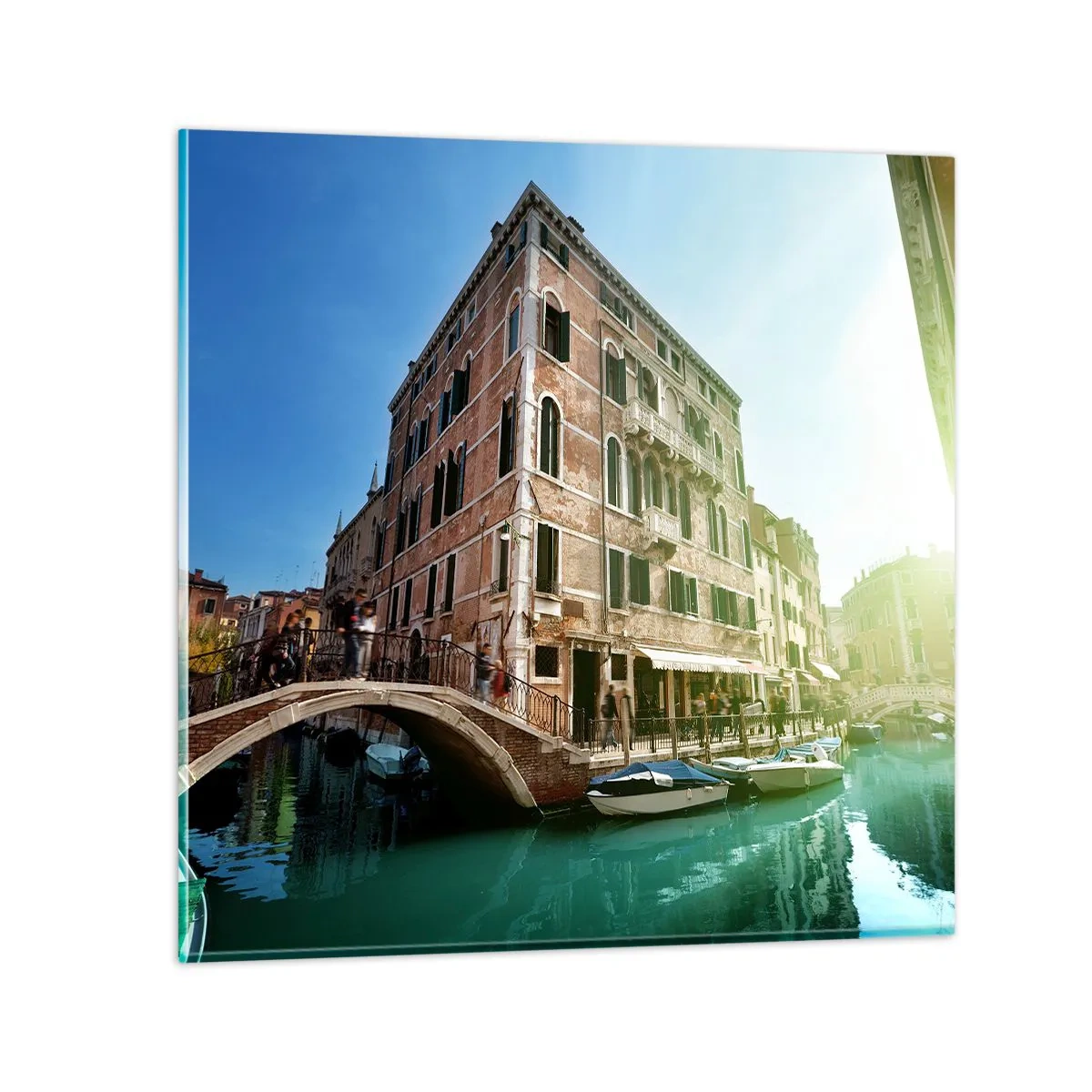 Quadro em vidro - Veneza - Amore Mio - 50x50 cm