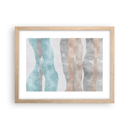 Pôster com moldura de carvalho claro - Um estudo de proximidade - 40x30 cm