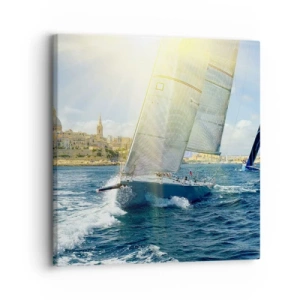 Quadro em tela - É hora de deixar a cidade - 30x30 cm