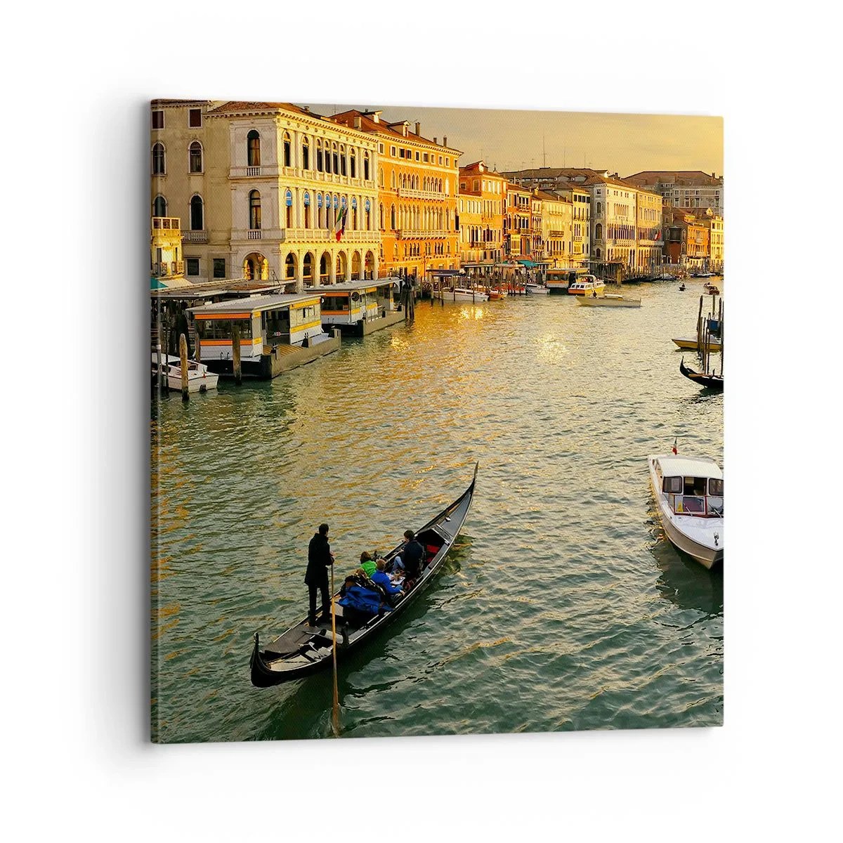 Quadro em tela - No lado ensolarado da rua - 70x70 cm