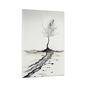 Quadro em vidro - Melancolia de inverno - 70x100 cm