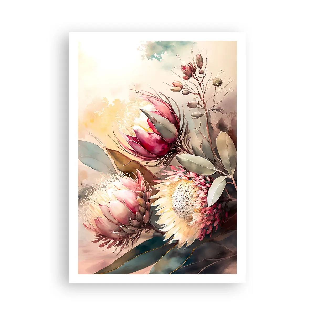 Pôster - De perfil e de frente - 70x100 cm