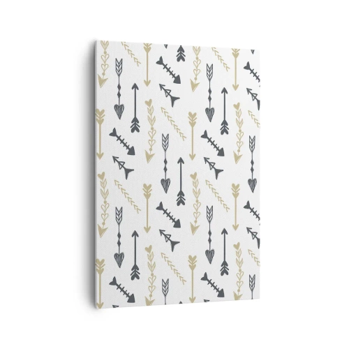 Quadro em tela - O sonho do arqueiro - 70x100 cm