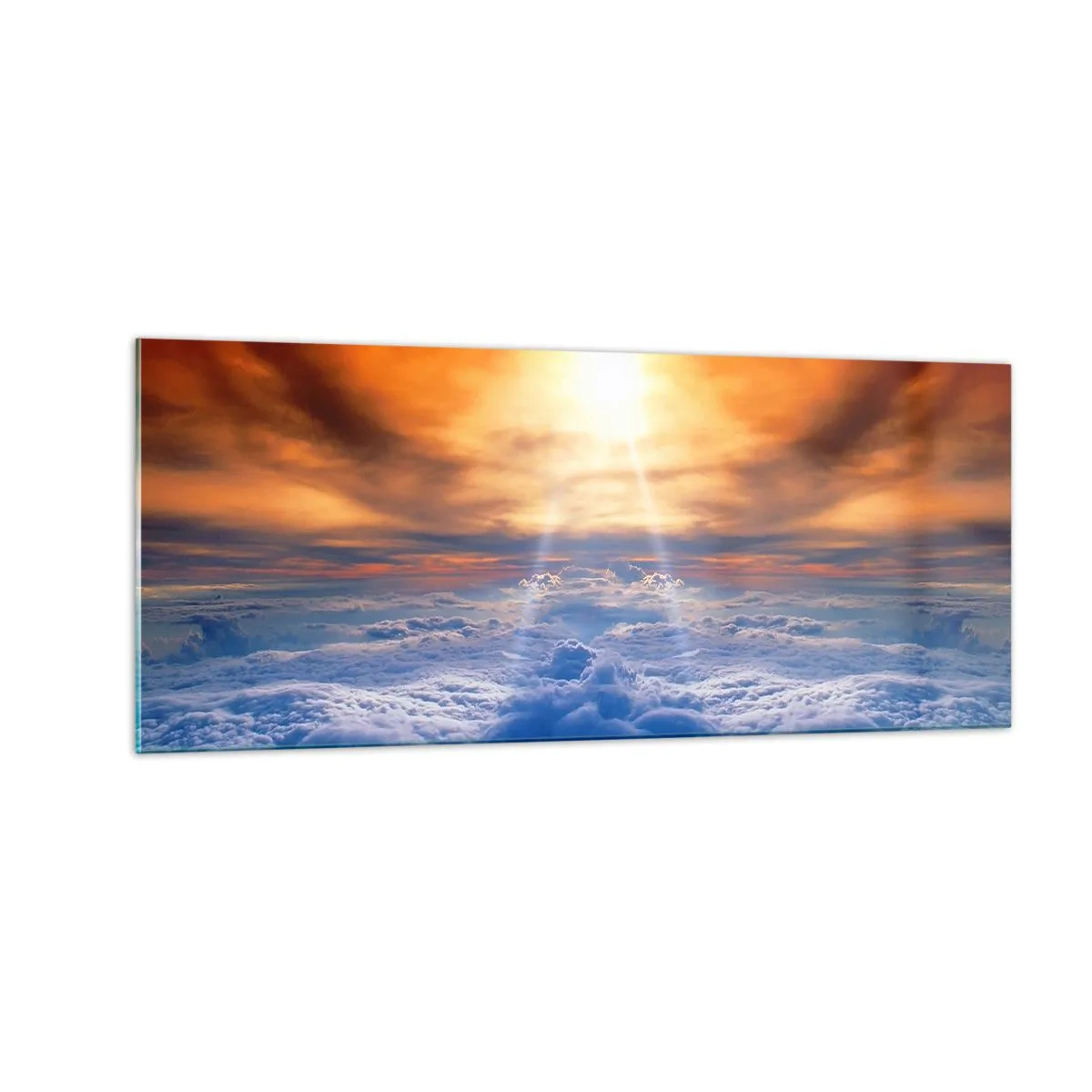 Quadro em vidro - Paisagem mística - 100x40 cm