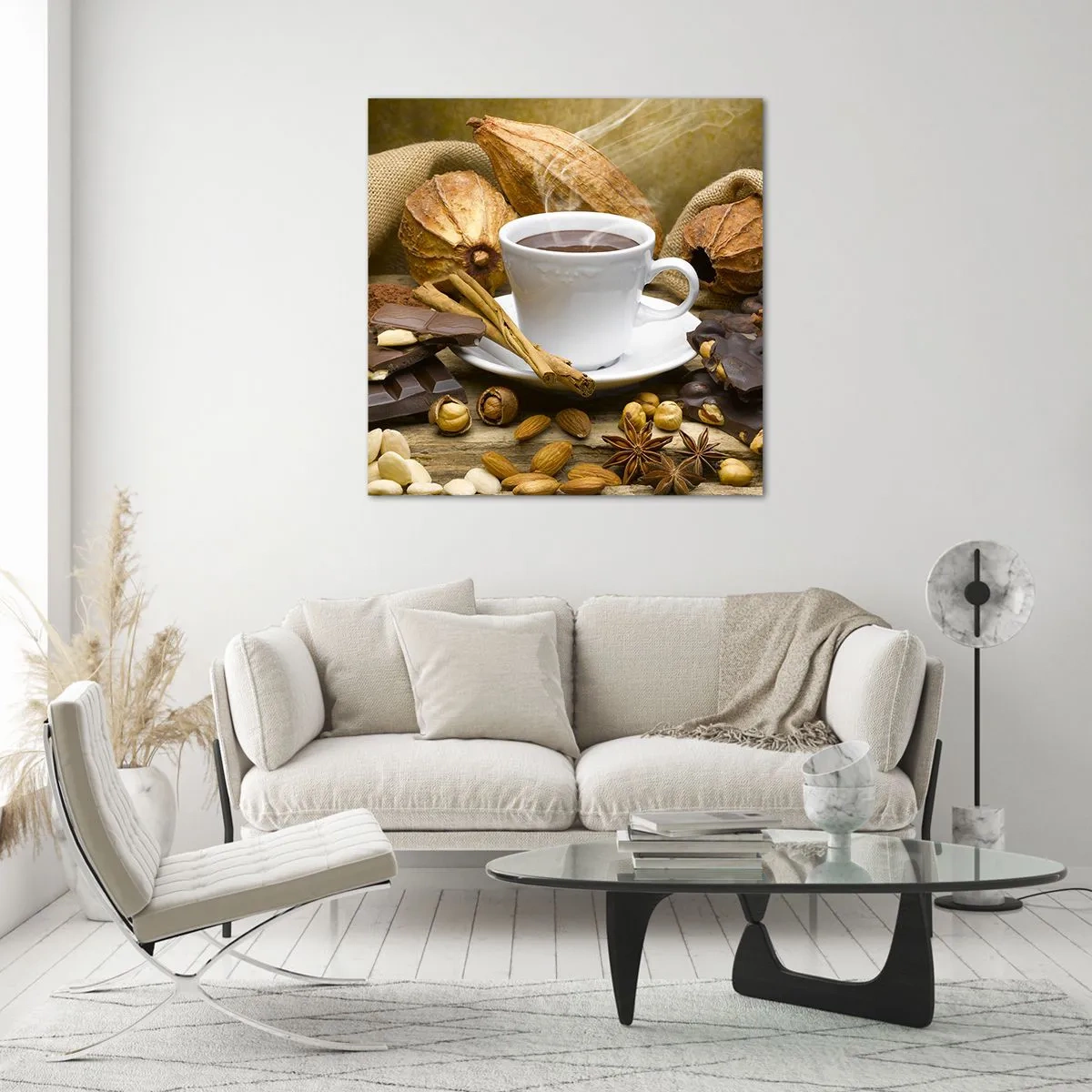 Quadro em vidro - Para os que procuram emoções - 50x50 cm