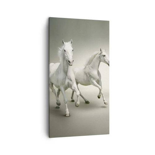 Quadro em tela - White power! - 45x80 cm