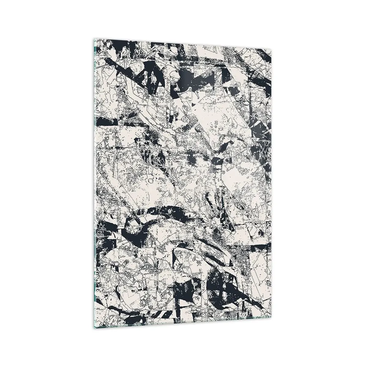 Quadro em vidro - Interpenetração de opostos - 70x100 cm