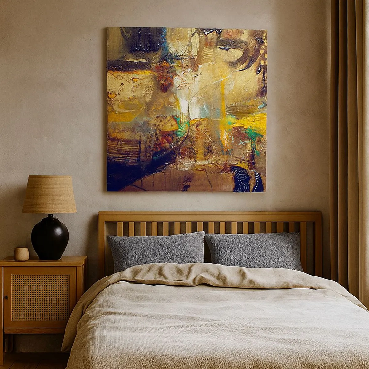 Quadro em tela - Frio, mais quente, quente - 30x30 cm