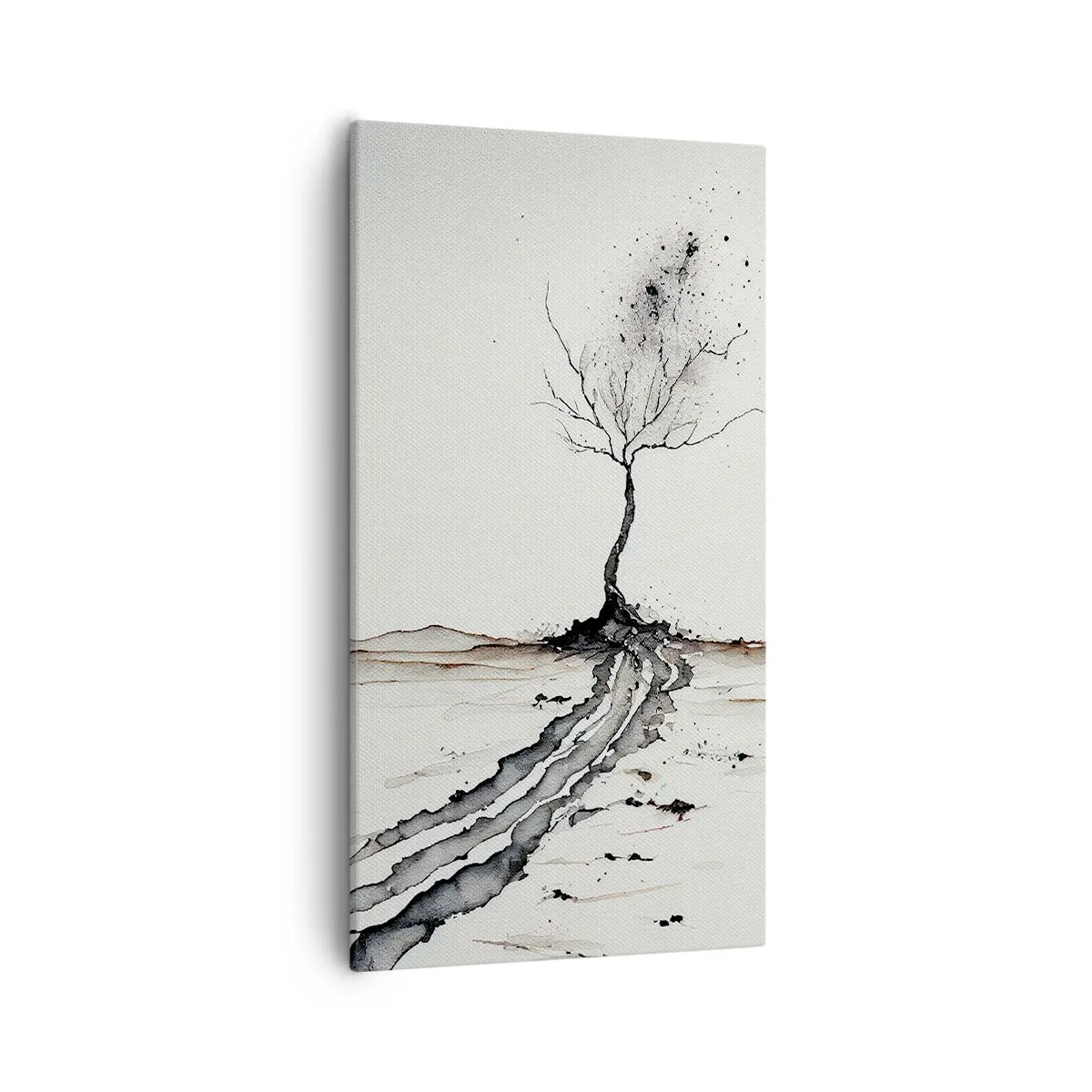 Quadro em tela - Melancolia de inverno - 55x100 cm