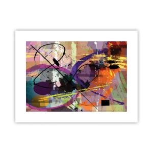 Pôster - Pode ir direto ou ao redor - 40x30 cm