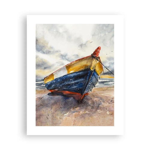 Pôster - Descanse na costa - 40x50 cm