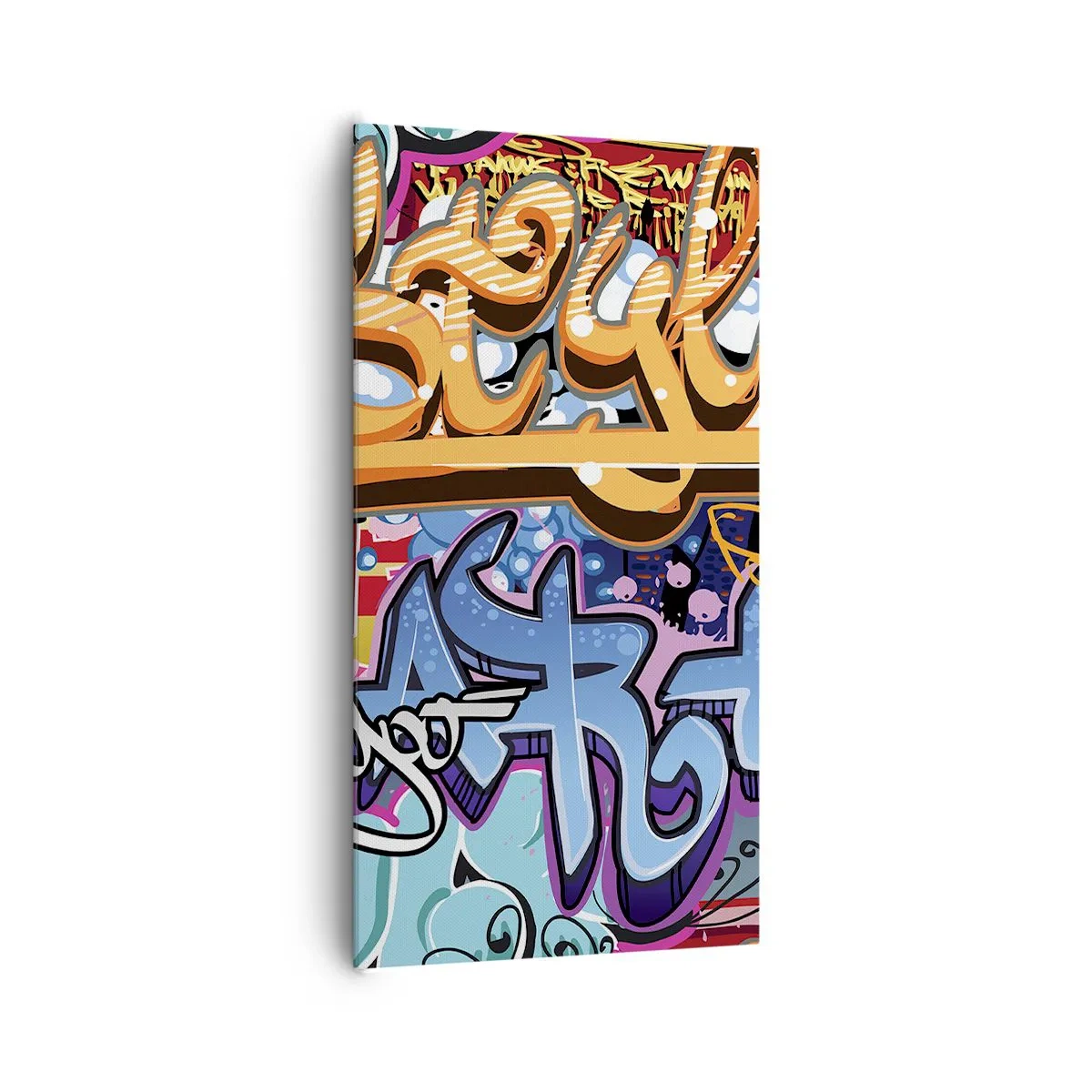 Quadro em tela - Murais, murais, murais... - 65x120 cm