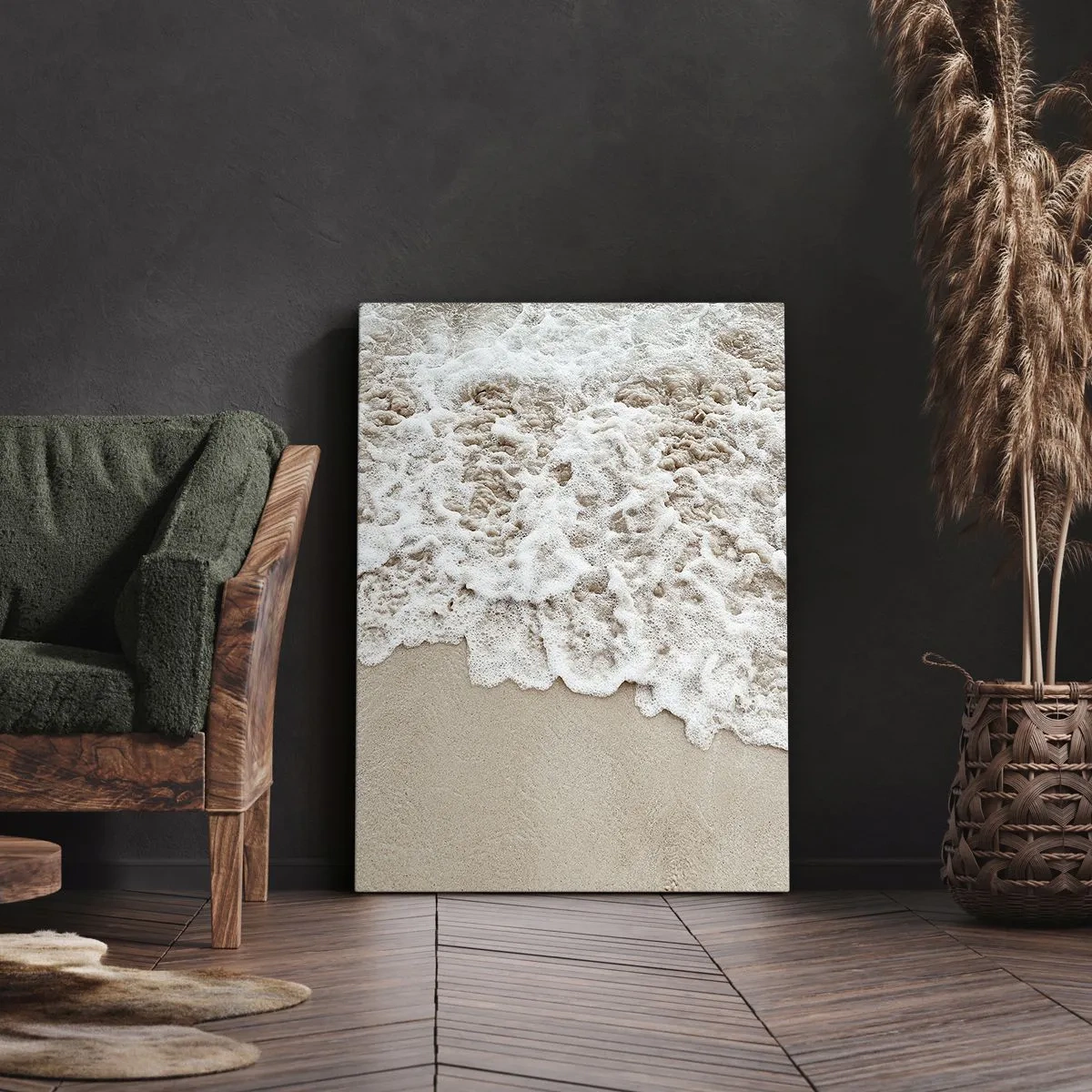 Quadro em tela - Volto logo - 65x120 cm