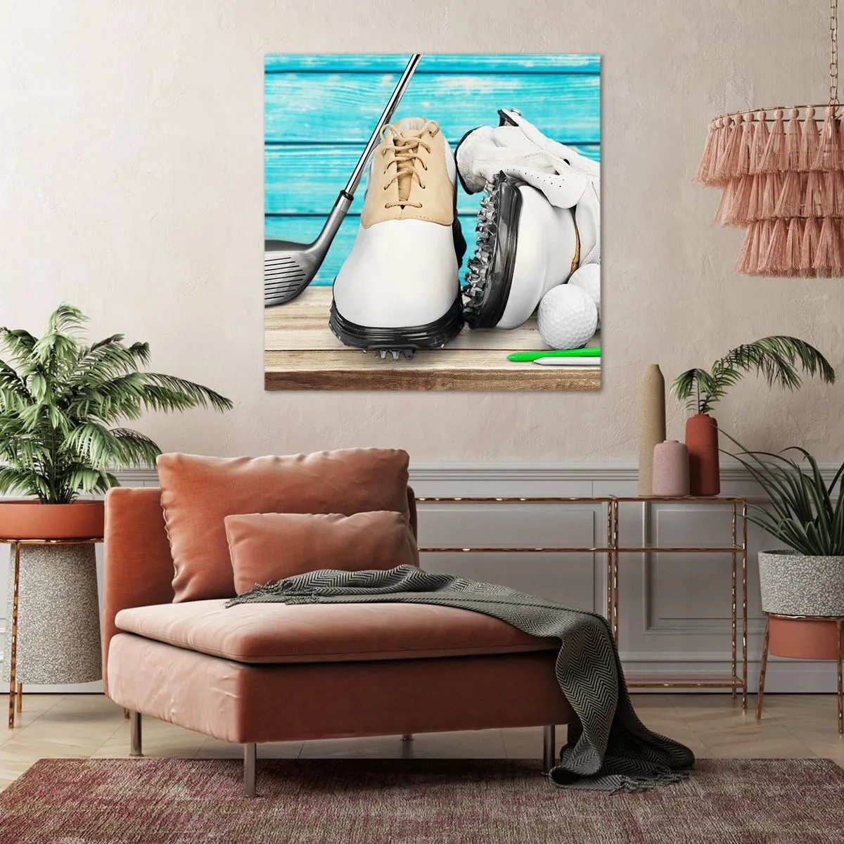 Quadro em tela - Está tudo pronto - 70x70 cm