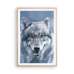 Pôster com moldura de carvalho claro - Vai aceitar o desafio? - 61x91 cm