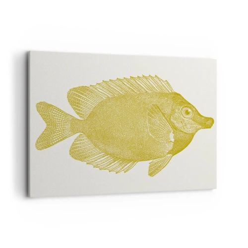 Quadro em tela - Peixe e pronto - 100x70 cm