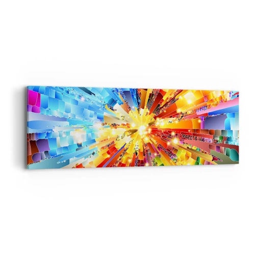 Quadro em tela - In medias res - 90x30 cm