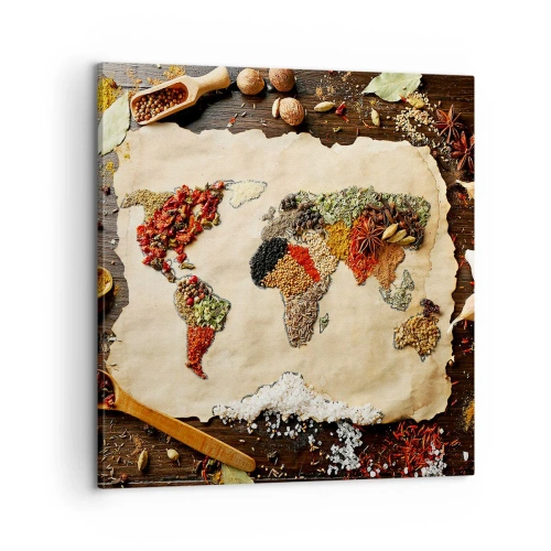 Quadro em tela - Todos os gostos do mundo - 60x60 cm