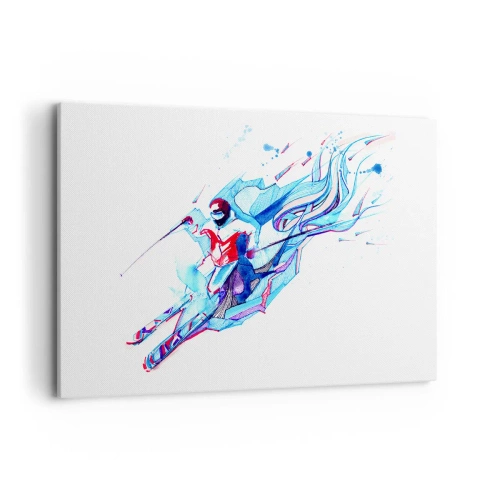 Quadro em tela - A corrida louca pela alegria - 120x80 cm