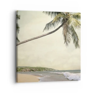 Quadro em tela - Sonho tropical - 30x30 cm