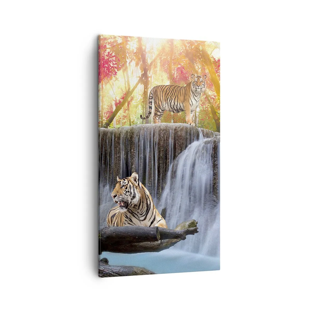 Quadro em tela - Paisagem surrealista    - 45x80 cm