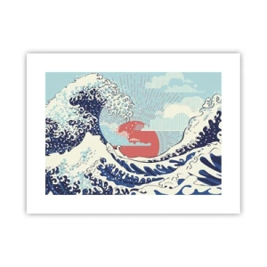 Pôster - Das inspirações japonesas - 40x30 cm